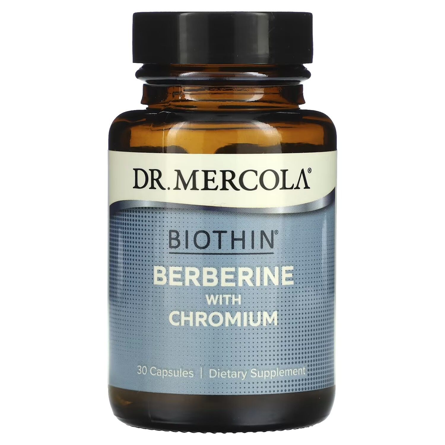 

Dr. Mercola Biothin берберин с хромом, 30 капсул