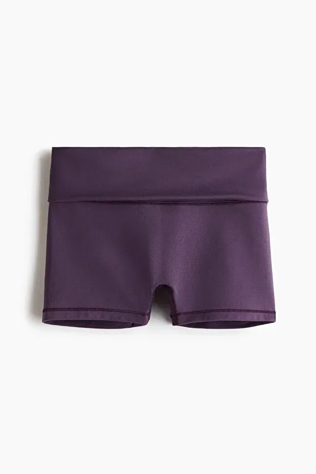 Детские шорты для девочек спортивные длиной до колена H&M, Purple — фото 3