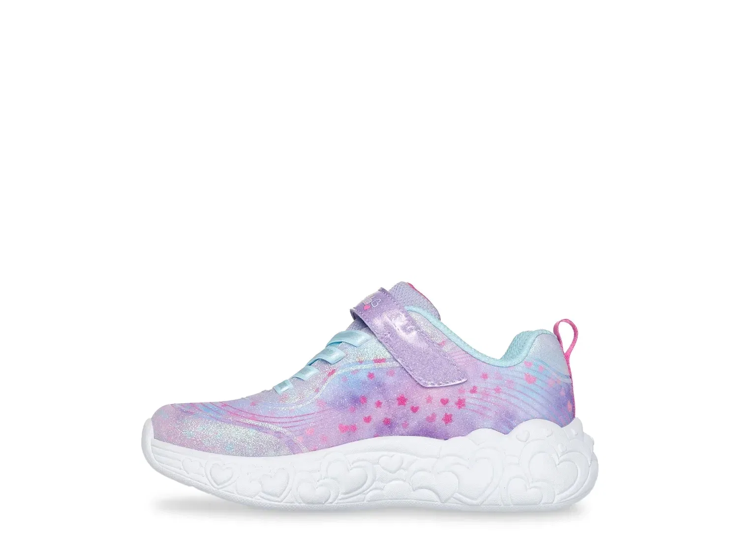 Кроссовки светящиеся Eternal Heart Lights Skechers, фиолетовый — фото 2