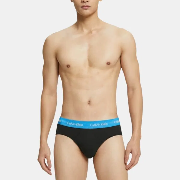 Мужские трусы-боксеры 3 шт. Calvin Klein, Black Gray Edge/Blue Edge/Red Edge — фото 3