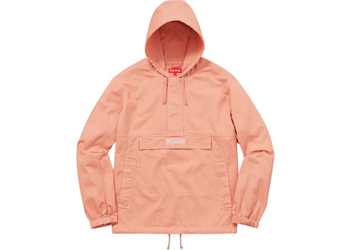 Мужской анорак с контрастной строчкой Contrast Stitch Twill Supreme, персиковый