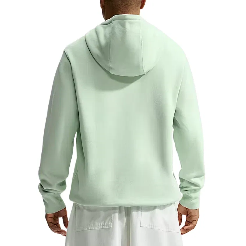 Мужское худи с длинным рукавом Nike Club Fleece Jade Aura White, зеленый — фото 3