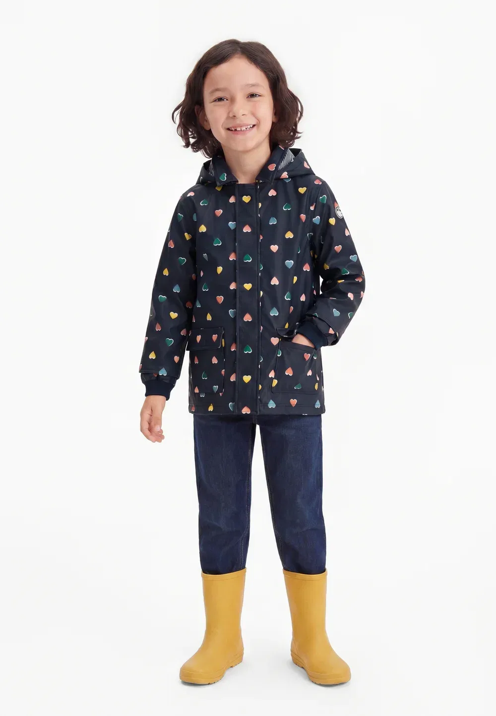 Cire matiere enduite - легкая куртка Petit Bateau, Multi-Coloured