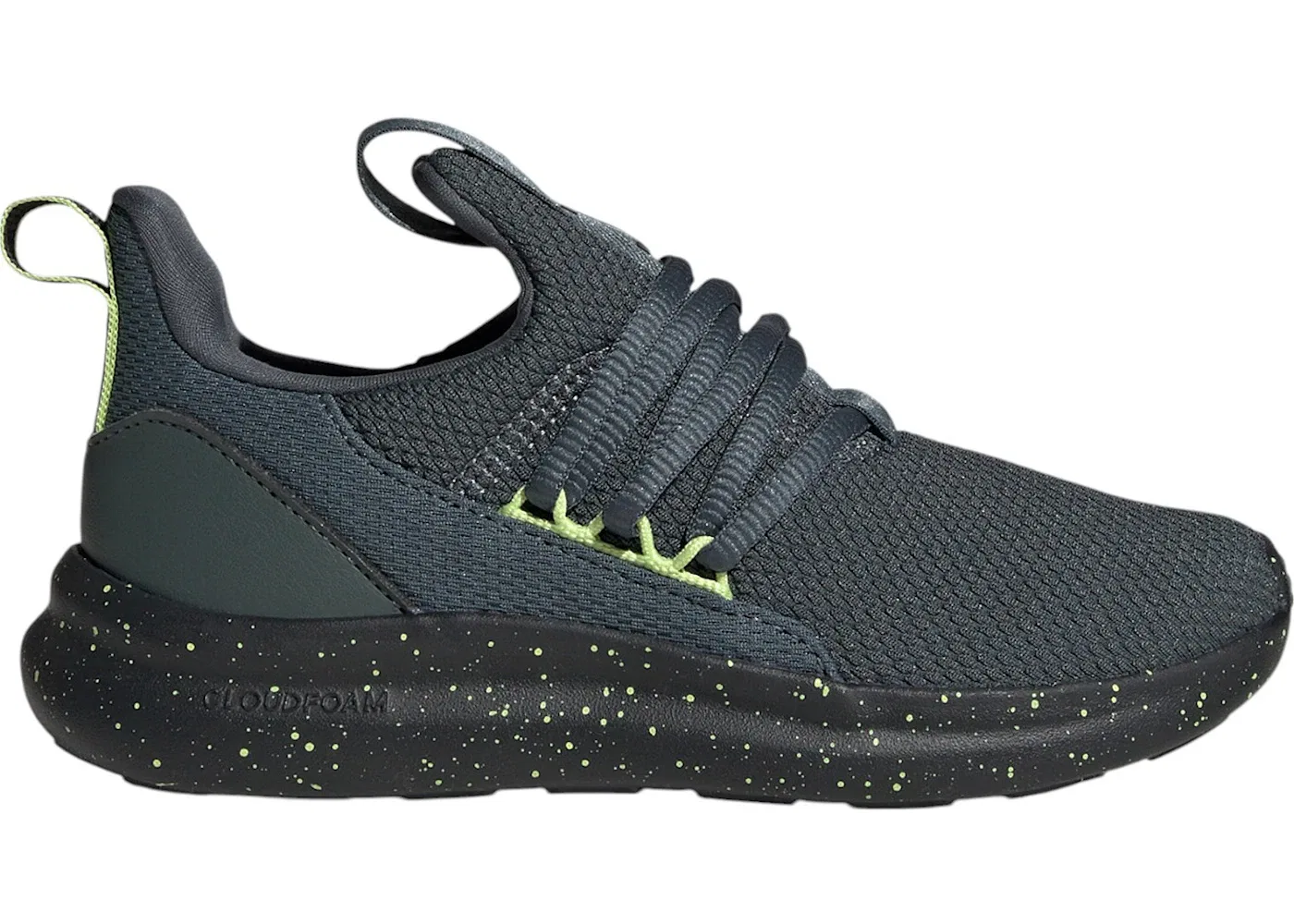 Детские кроссовки Lifestyle с шнуровкой Adidas Lite Racer Adapt 7.0, Legend Ivy Pulse Lime Carbon