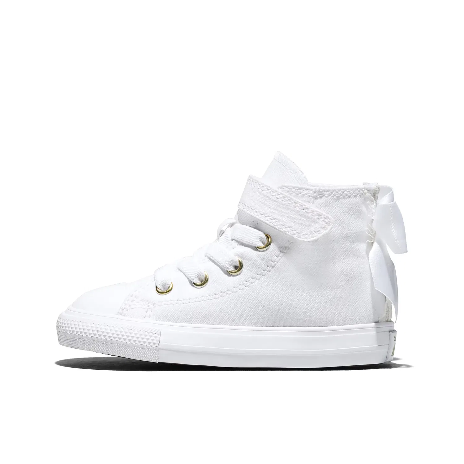 Детские кеды для девочек с бантом Chuck Taylor All Star 1V Bow Converse, Blanco — фото 3
