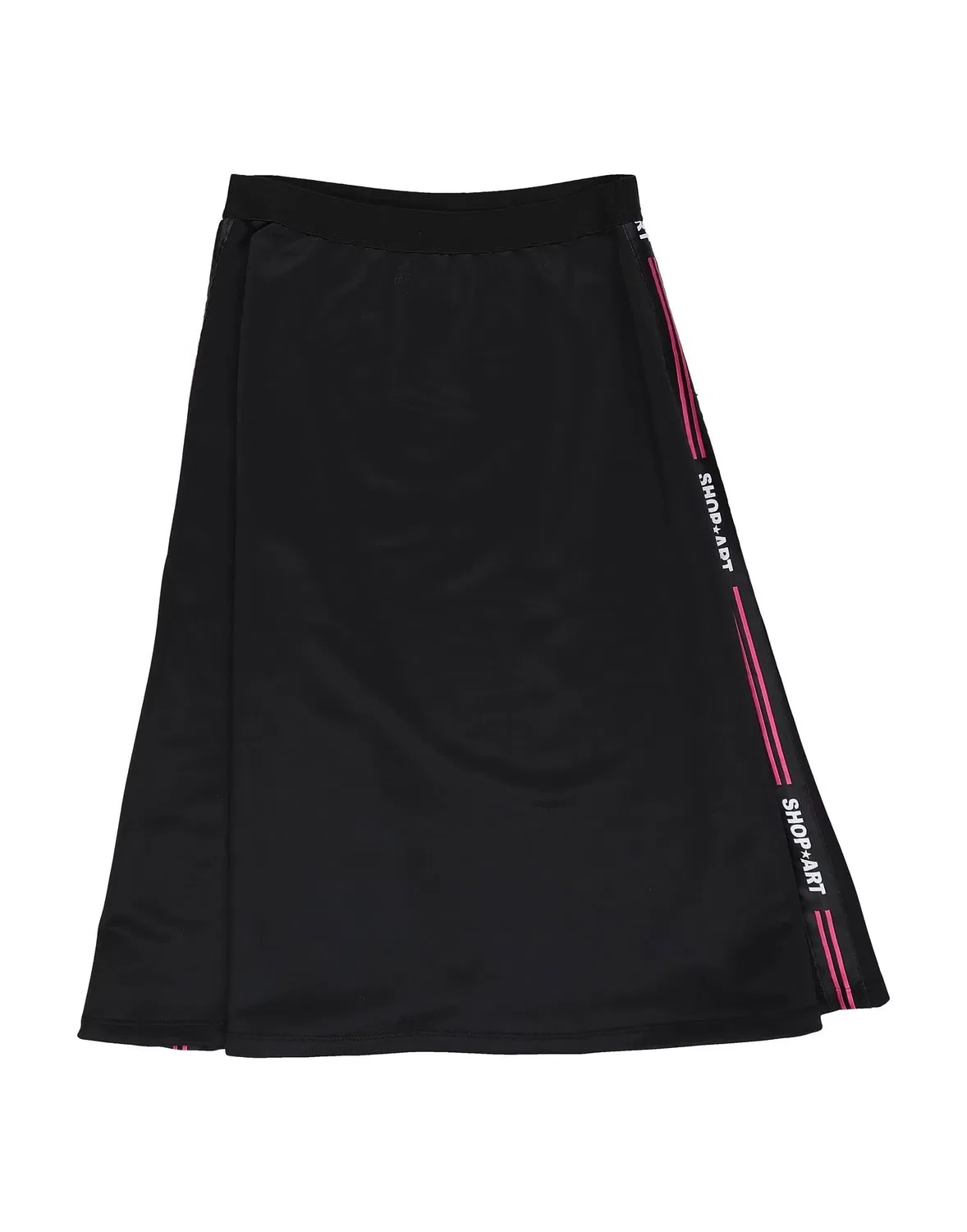 Детская юбка для девочек однотонная Shell Shopart, черный