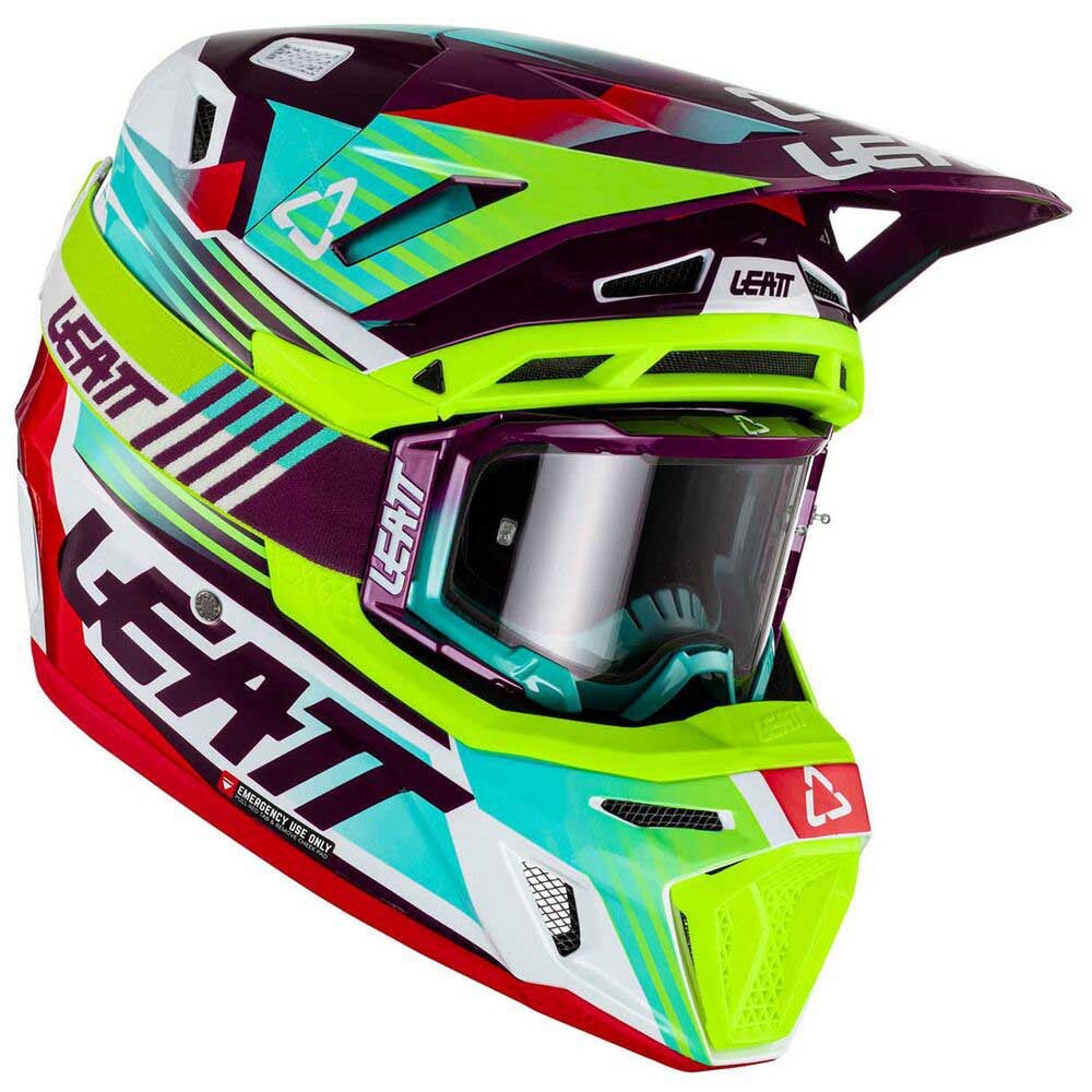 

Комплект шлема Leatt 8.5 V23 Motocross, разноцветный