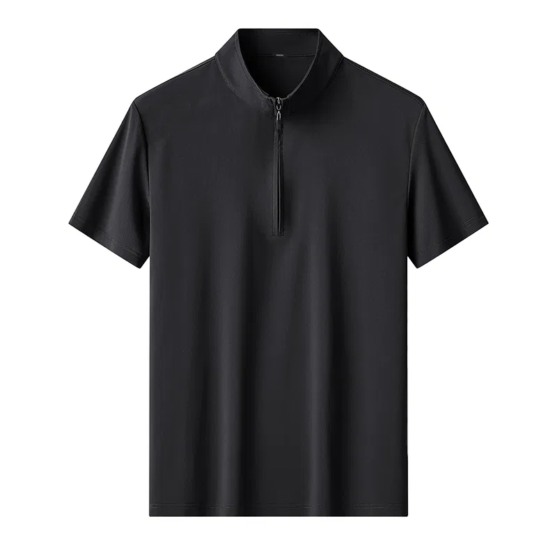 Детская футболка с воротником-поло MINISO, Black
