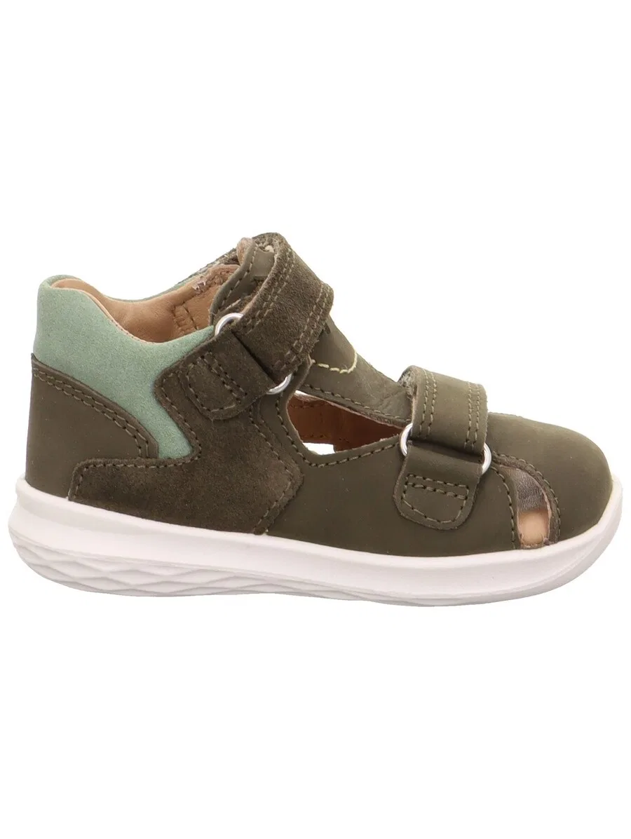 Детские кроссовки SUPERFIT First-Step в оливковом и мятном цветах — фото 4