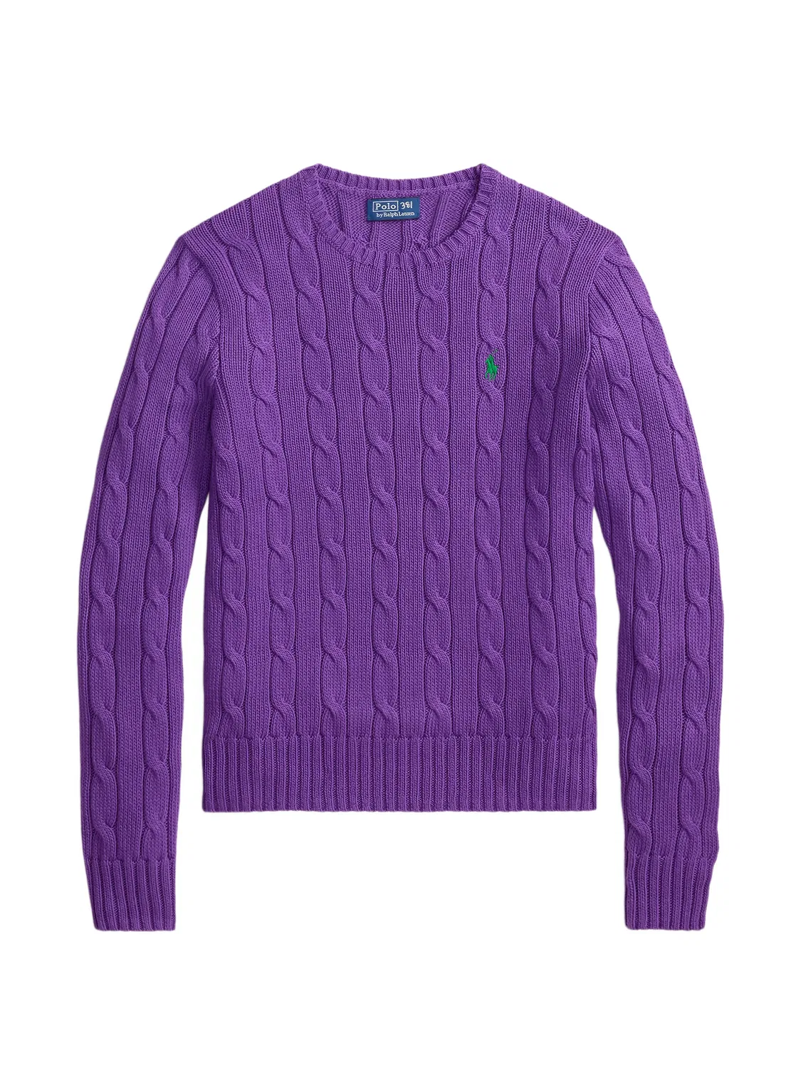 Кашемировый свитер с логотипом Polo Ralph Lauren, пурпурный