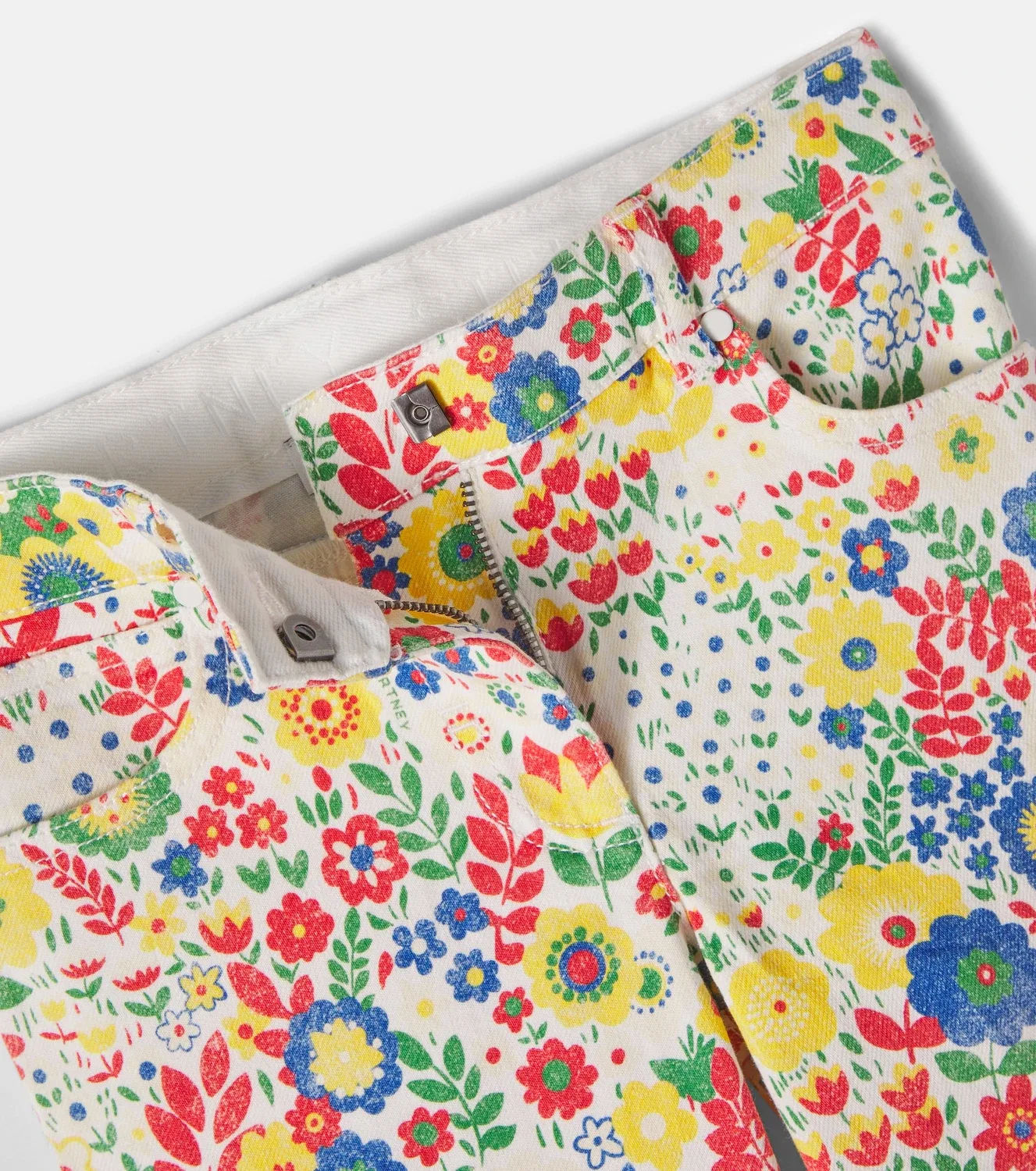 Брюки хлопковые Stella Mccartney Kids, Multicolor — фото 4
