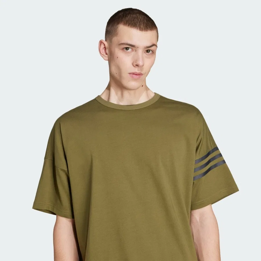Футболка с длинным рукавом Neuclassics Tee adidas, Зеленый — фото 4