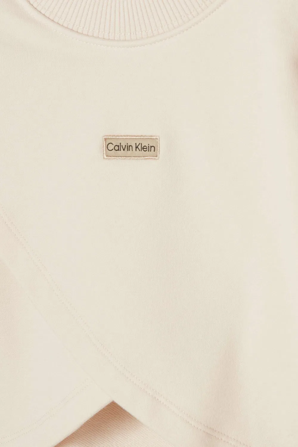 Свитшот укороченный хлопковый Calvin Klein — фото 3