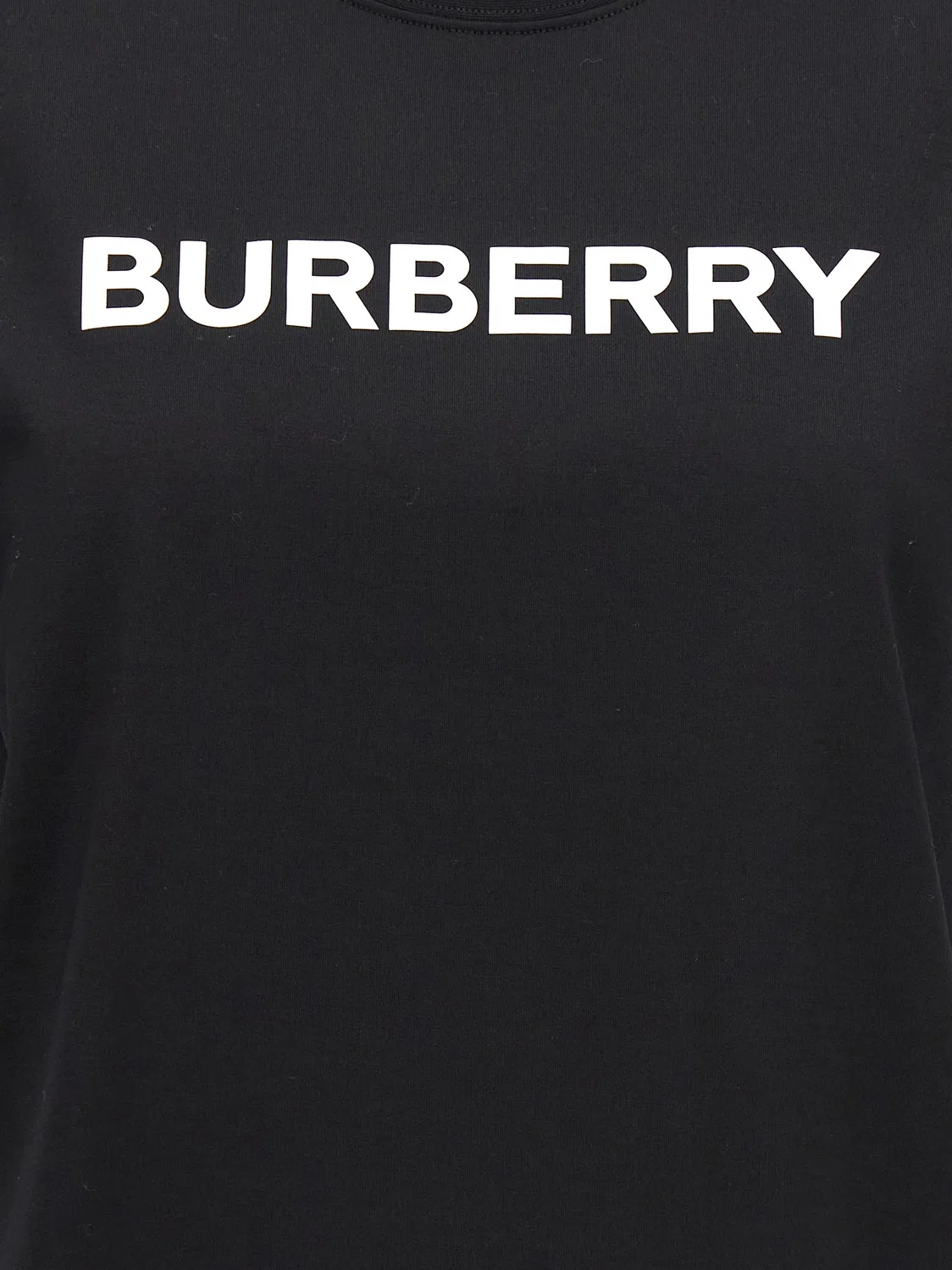 Женская футболка с принтом логотипа Bicolor Cotton T-Shirt Burberry, Bicolor — фото 4