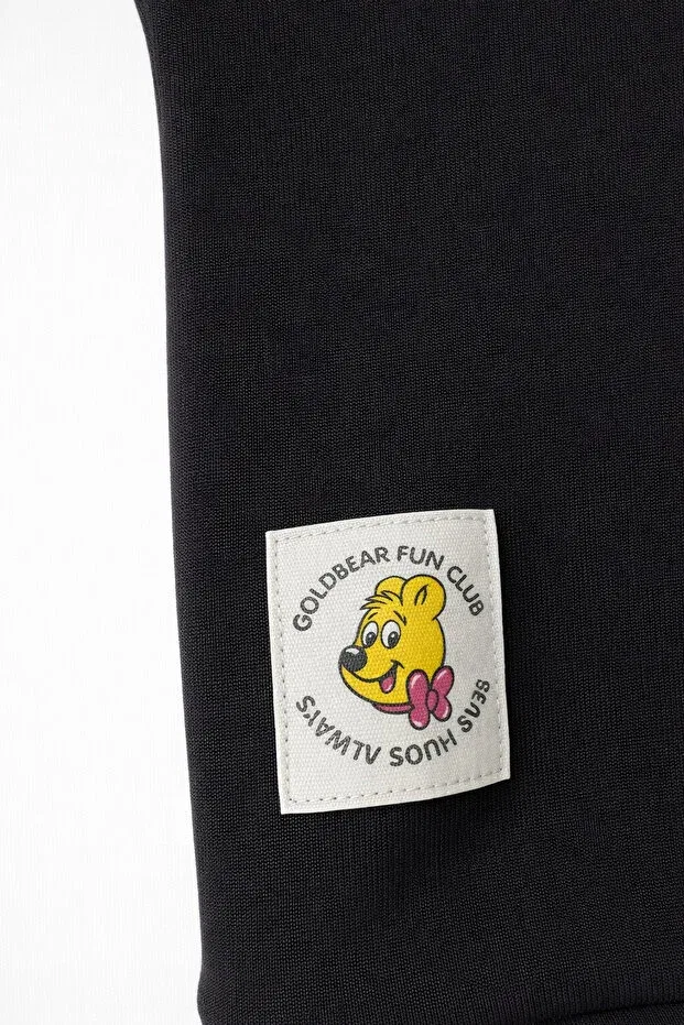 Детский спортивный комплект из футера с принтом Haribo, Black — фото 4