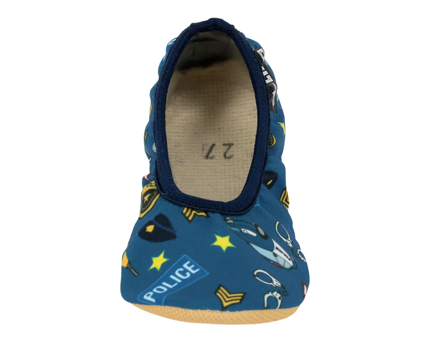 Детские тапочки для мальчиков с принтом Gymnastikschuh Jungen Slipper LICO, Цвет BLAU — фото 3
