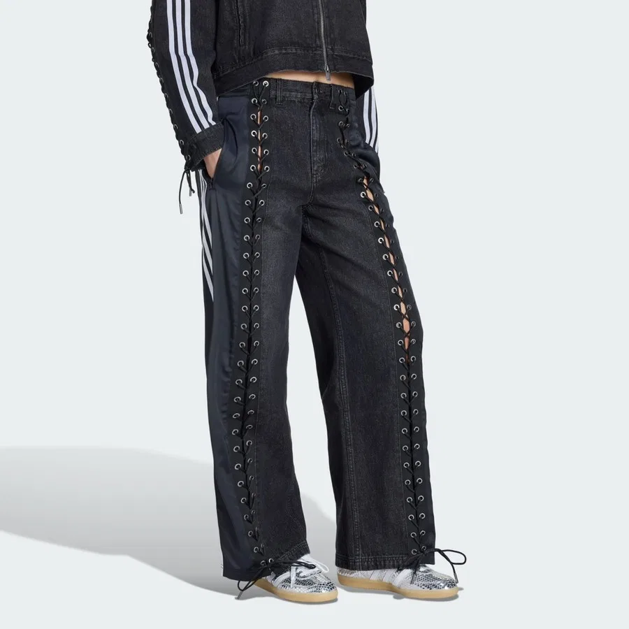 Джинсовые брюки с завязками Originals KS3878 adidas, Черный
