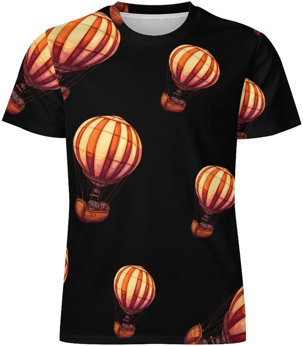 Мужская футболка с принтом Hot Air Balloon — фото 4