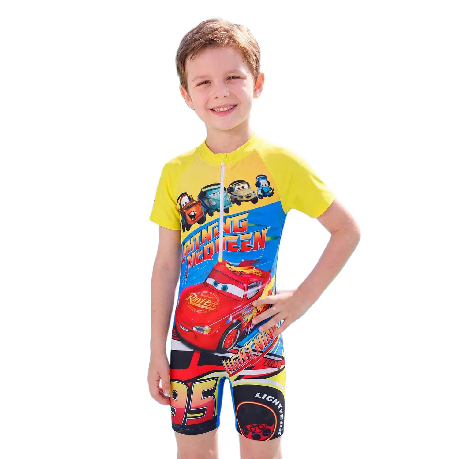 Детский комплект для плавания с принтом, Kids Swimwear Moderate Stretch, Disney