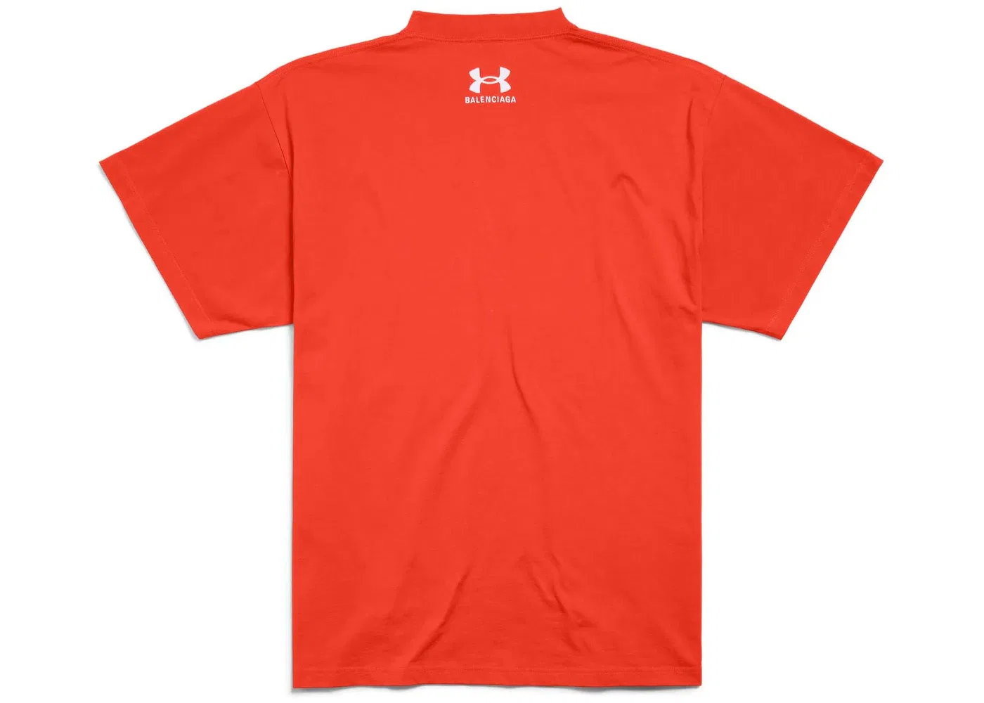 Унисекс футболка оверсайз Balenciaga x Under Armour T-shirt Oversized Fit, Red/White — фото 2