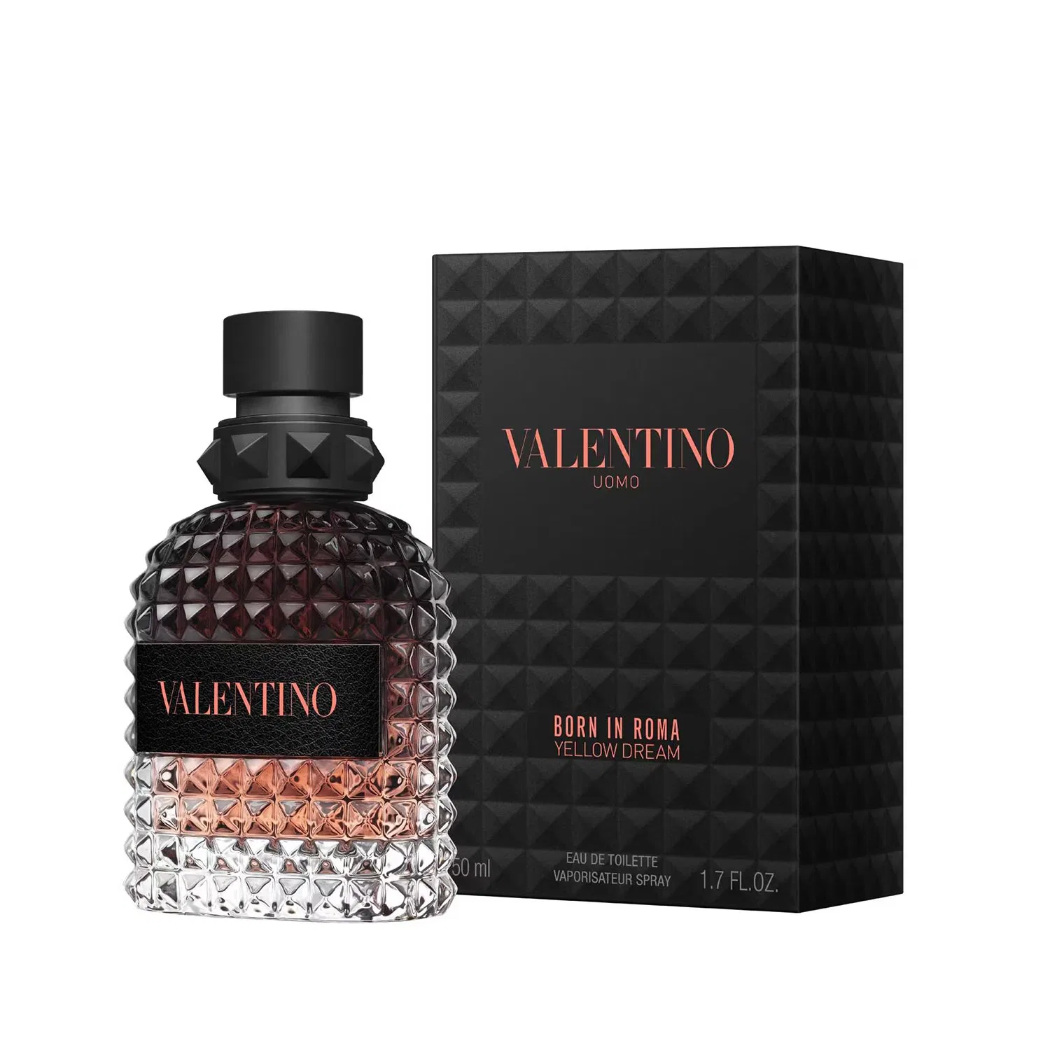 Туалетная вода 50 мл с янтарным ароматом VALENTINO Born in Roma Uomo Coral Fantasy — фото 2