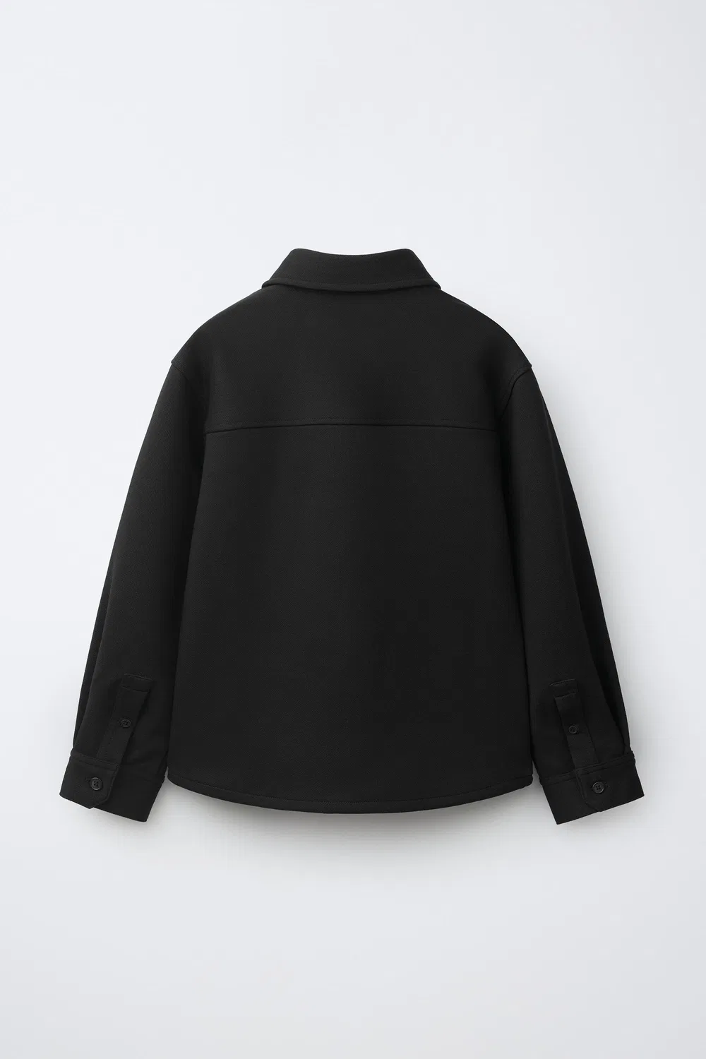 Удобная рубашка с карманами ZARA, Black — фото 2