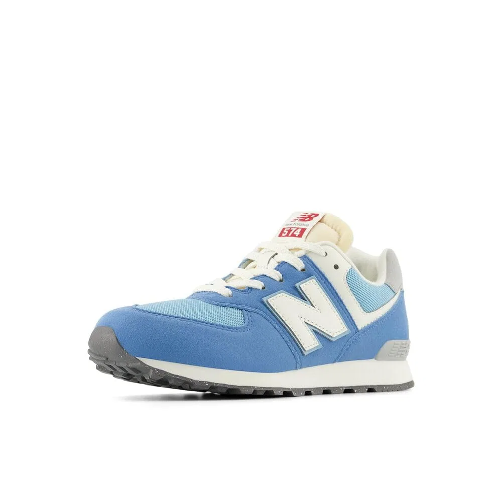 Детские кроссовки для девочек с принтом New Balance 574 Heritage Vintage Pack, Blue White