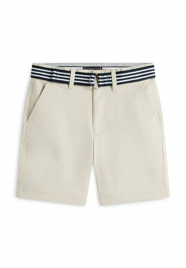 Шорты с поясом Baggy chino belted short Tommy Hilfiger, Classic Beige, бежевый