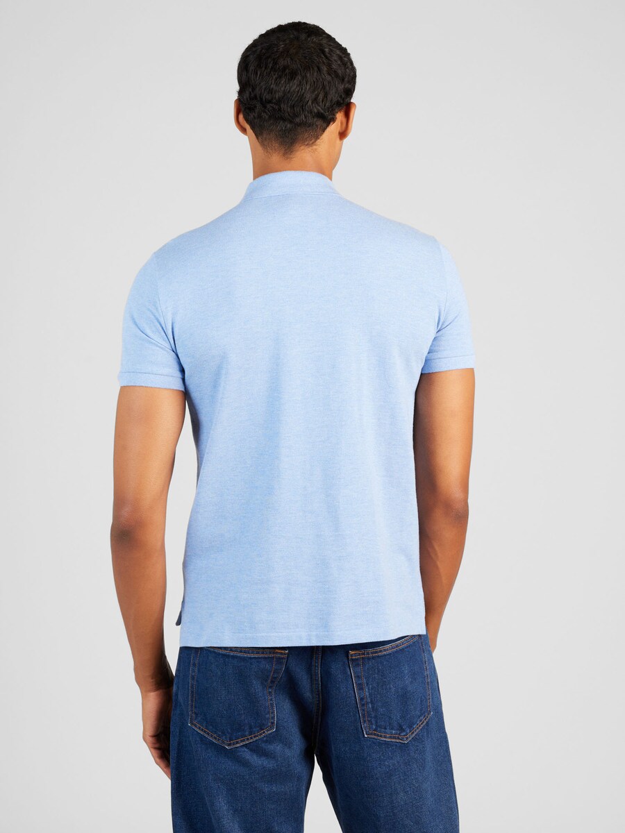 Рубашка поло Polo Ralph Lauren Shirt, темно-синий/светло-синий — фото 4