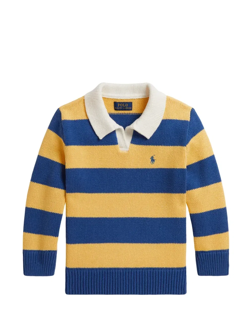Полосатый свитер Polo Ralph Lauren Kids, синий