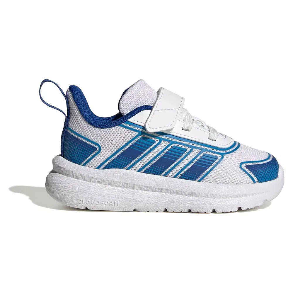 Детские кроссовки для девочек с липучками Tensaur Run 4.0 Adidas, White