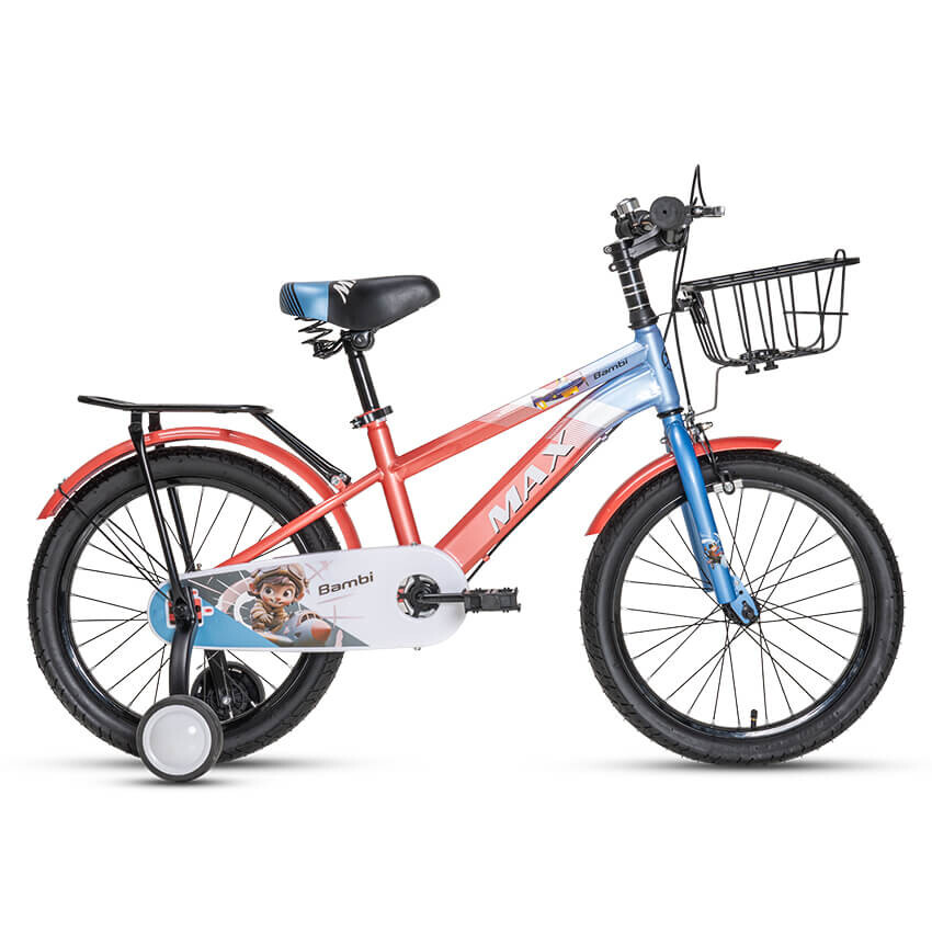 

Велосипед детский MAX BIKE Bambi 18", синий/красный