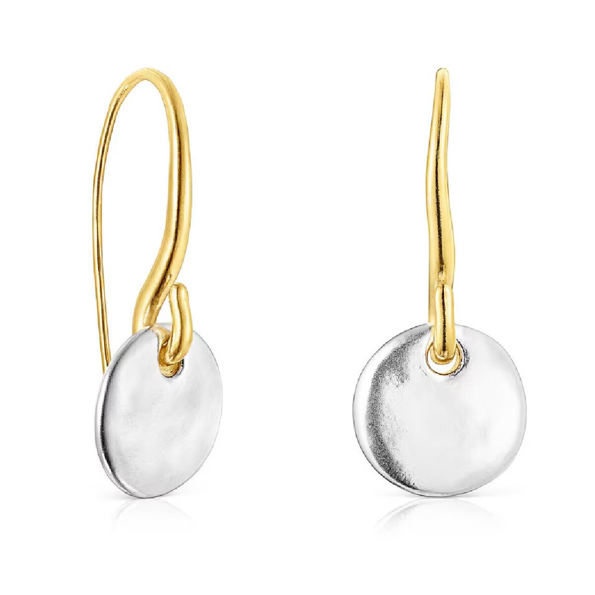 

Серьги Tous Luah Short Two-tone Luna, серебро