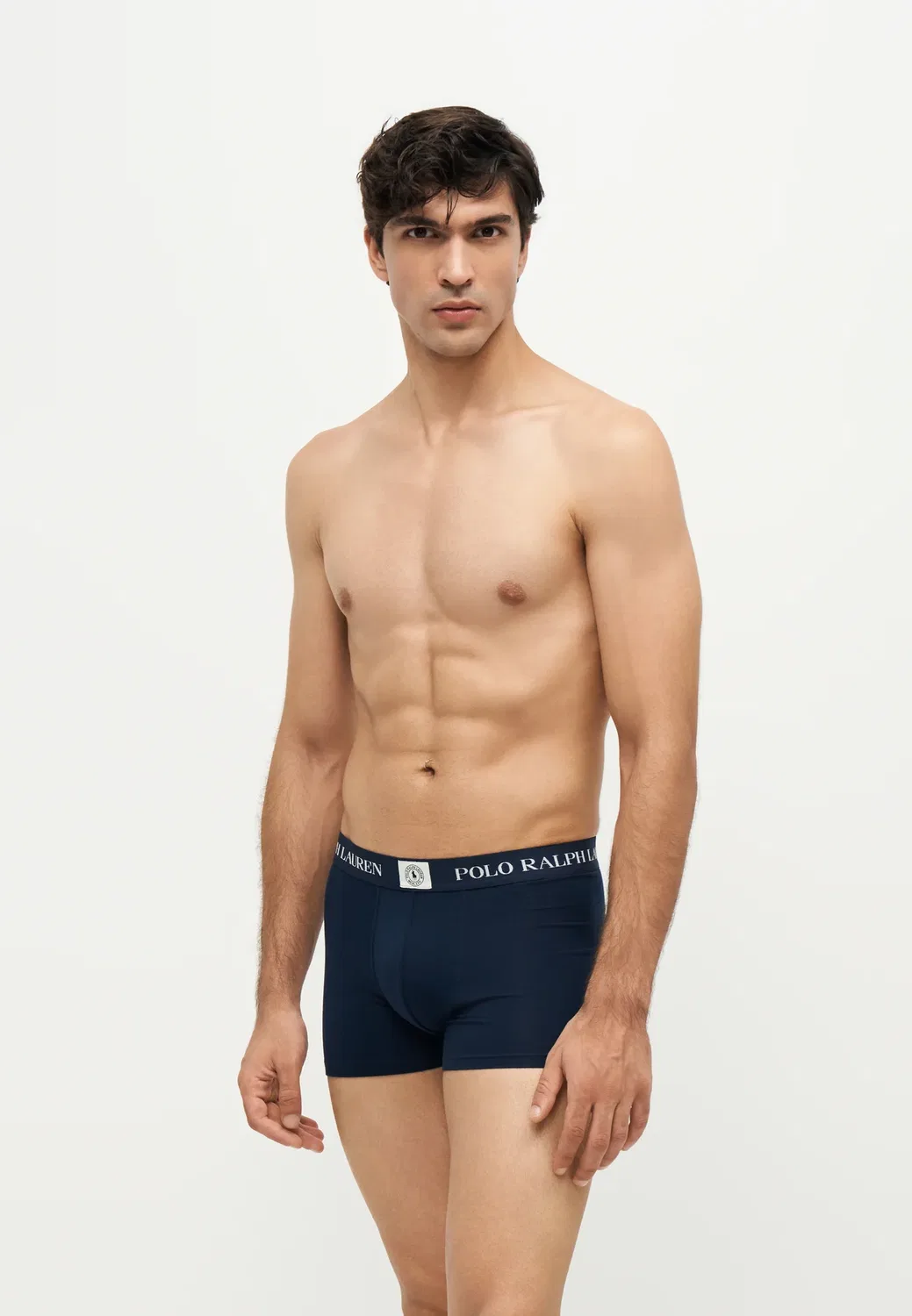 3 шт. - трусы Polo Ralph Lauren, Dark Blue/White — фото 2