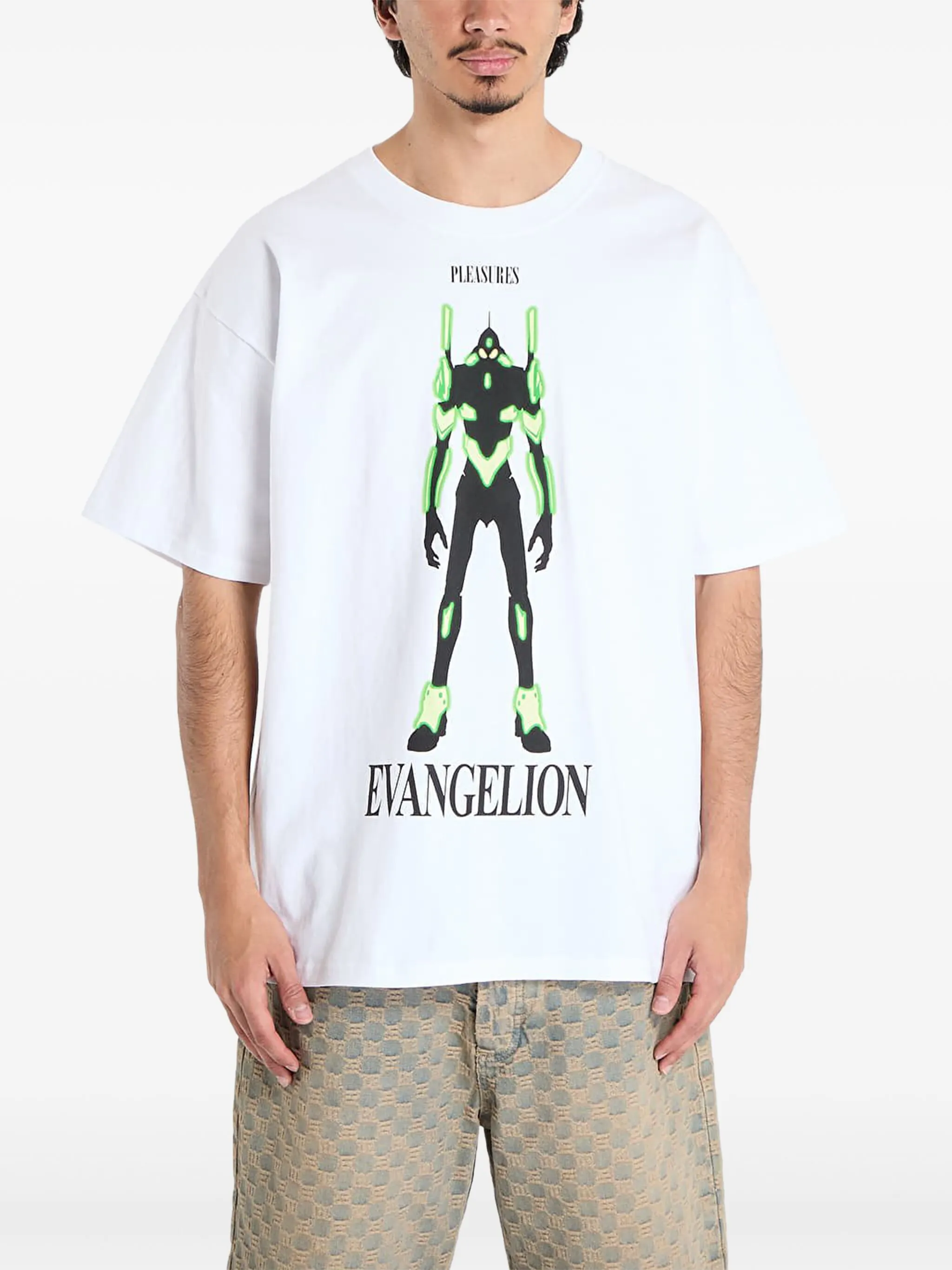 

Футболка Eva 1 с принтом Pleasures, белый