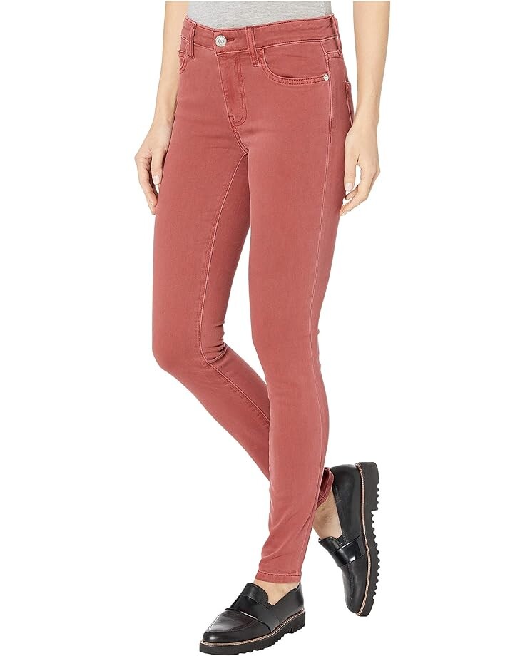 

Джинсы CURRENT/ELLIOTT The Original Stiletto in Washed Berry, цвет Washed Berry