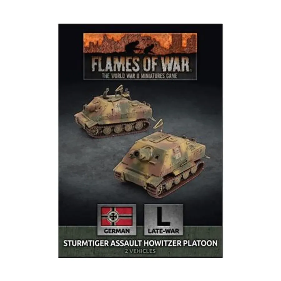 

Взвод штурмовых гаубиц «Штурмтигр», Flames of War - WWII - German - Tanks (4th Edition)