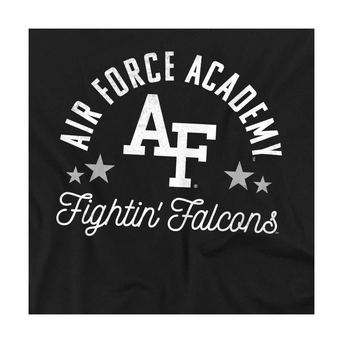 Детский боди-комбинезон с коротким рукавом Fightin' Falcons NCAA, Black — фото 2