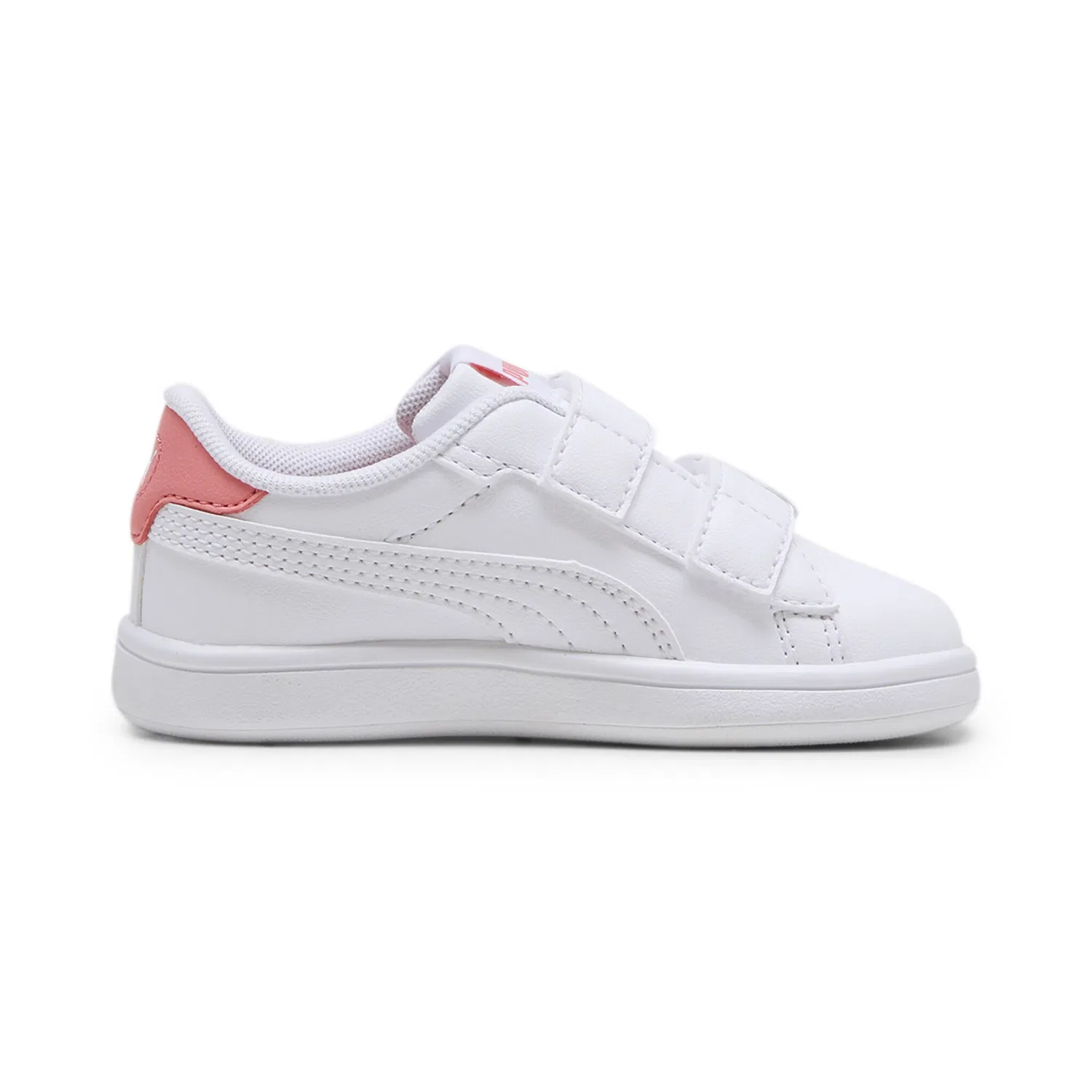 Детские кроссовки с SOFTFOAM+ дämpfung PUMA Smash 3.0 L, White/Passionfruit — фото 3