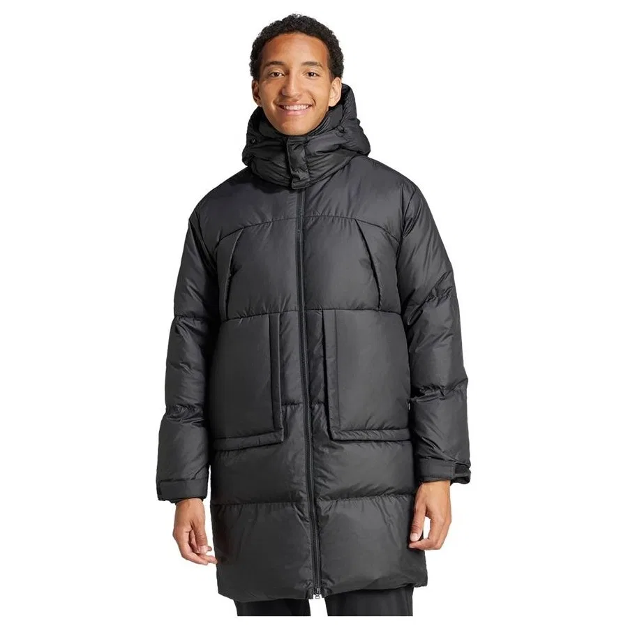 Куртка BIG BAFFLE C Mont adidas, Черный — фото 3