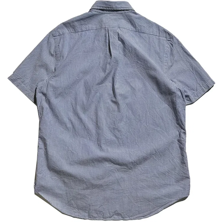Мужская рубашка классическая с длинным рукавом SS24 Classic Version Marine Blue & White Polo Ralph Lauren, Marine Blue & White — фото 3