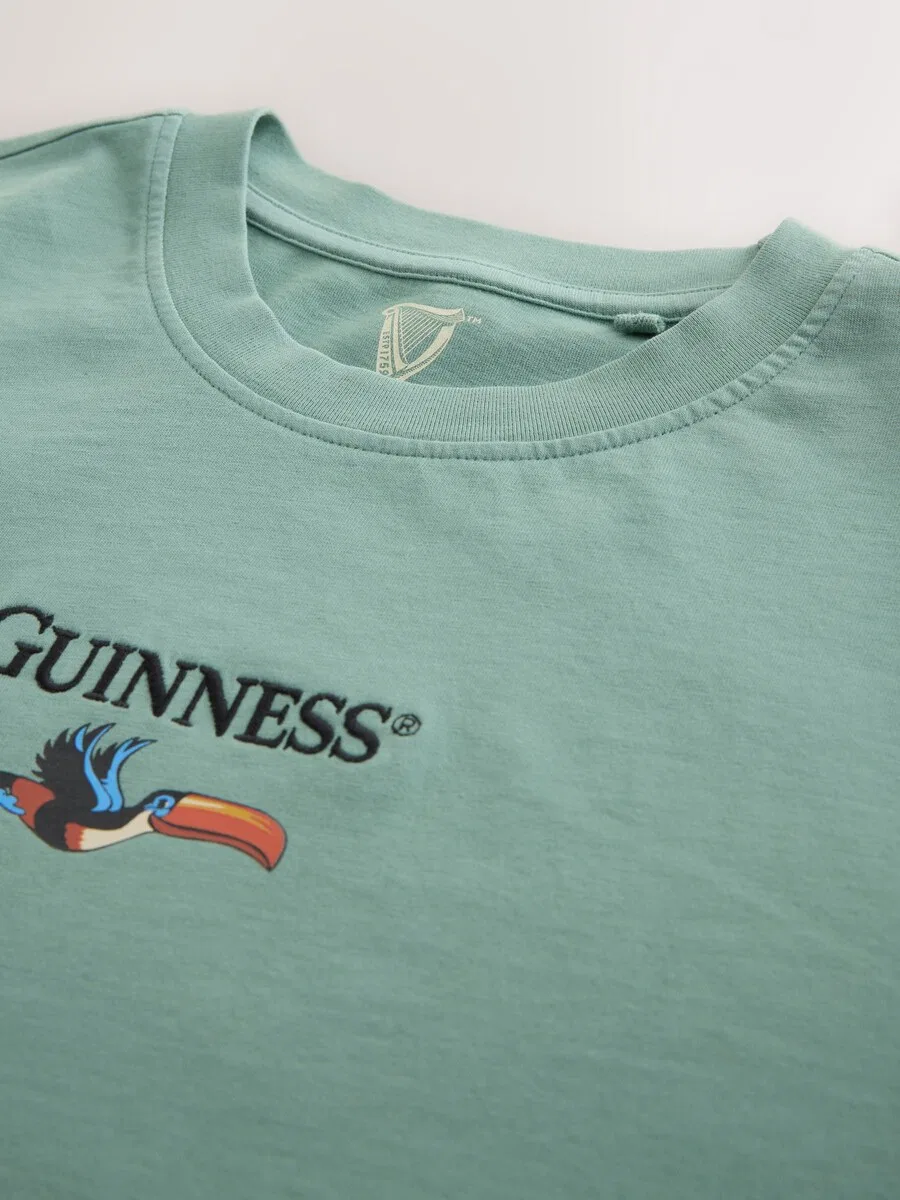 Футболка Next 'Guinness' мятного цвета — фото 4