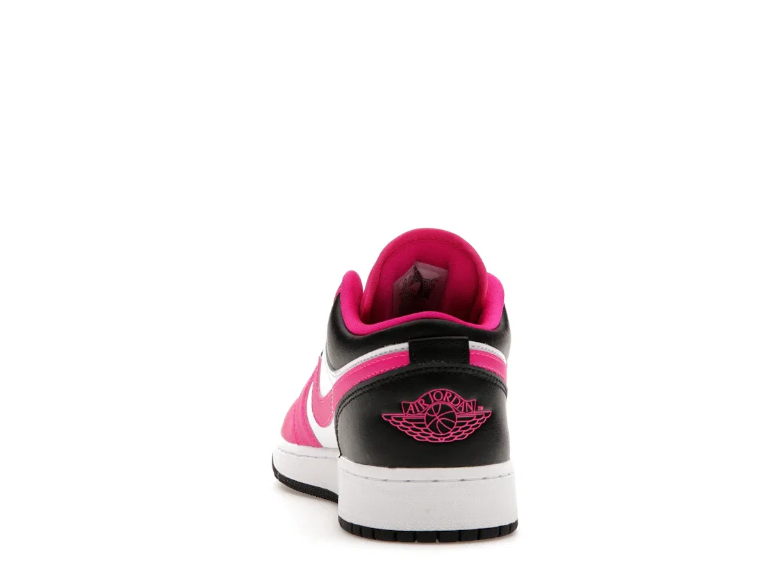 Детские кроссовки Lifestyle с низким верхом Jordan 1 Low Jordan, Fierce Pink/Black/White — фото 4