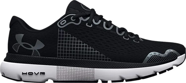 Кроссовки Under Armour Wmns HOVR Infinite 4 Black White, черный
