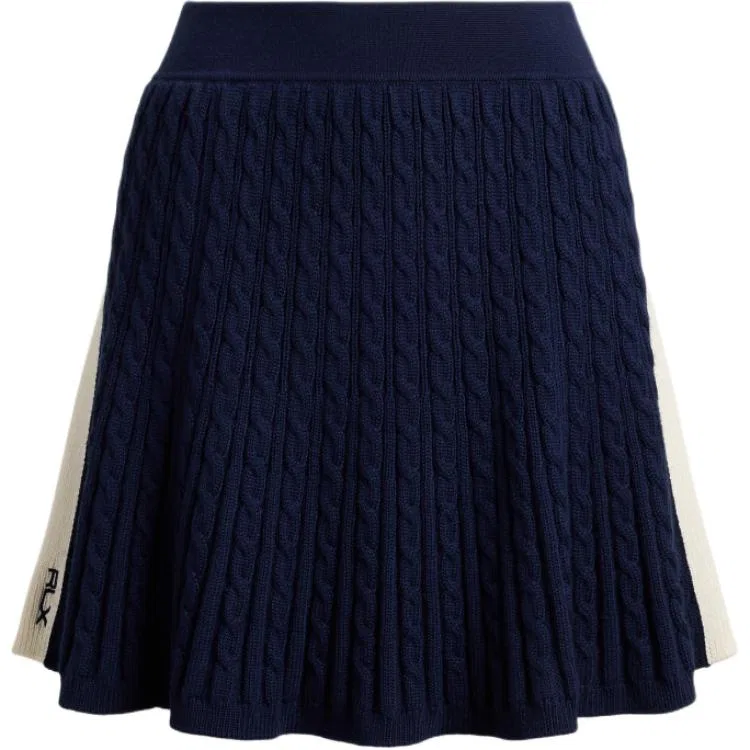 Женская юбка-трапеция Casual Short Skirts A Line Skirt Polo Ralph Lauren, Dark Blue & White