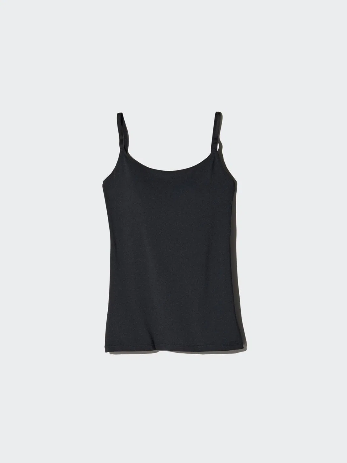 Майка-бра с бретелями Uniqlo, черный
