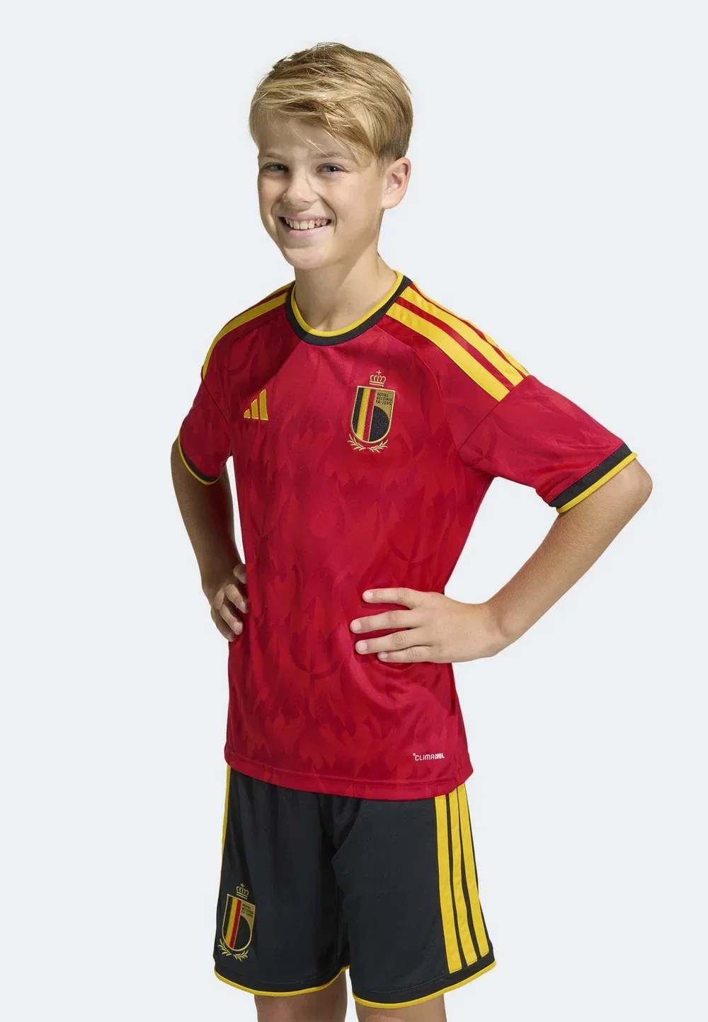 Домашняя футболка сборной Бельгии, номер 26 Adidas Performance, Red/Gold Coloured