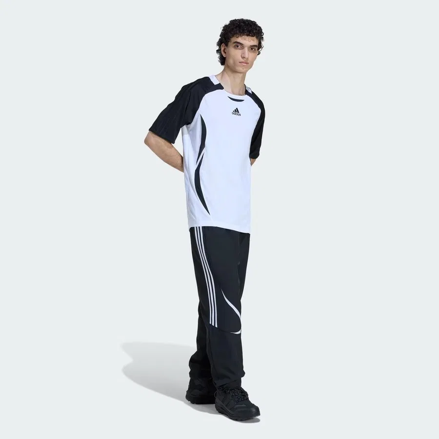 Спортивные штаны oversize с принтом Teamgeist Adicolor adidas, Черный — фото 3