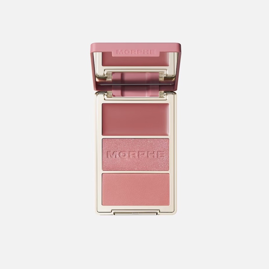 Палетка румян Morphe Cheek Thrills Face Trio, honeymoon suite, 10.8 г