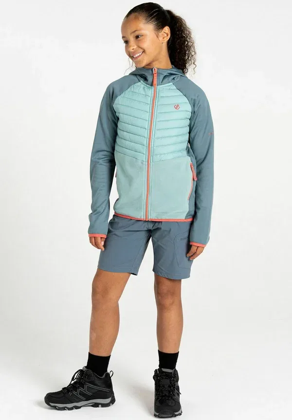 Куртка с капюшоном флисовая Switch out Hooded Hybrid Jacket Regatta, element grey aquifer, серый — фото 3